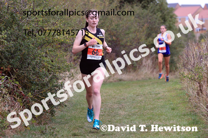 SSenior Womens Relay, 2025 Farringdon Cross Country Relays, Sunderland. Photo: David T. Hewitson/Sports for All Pics